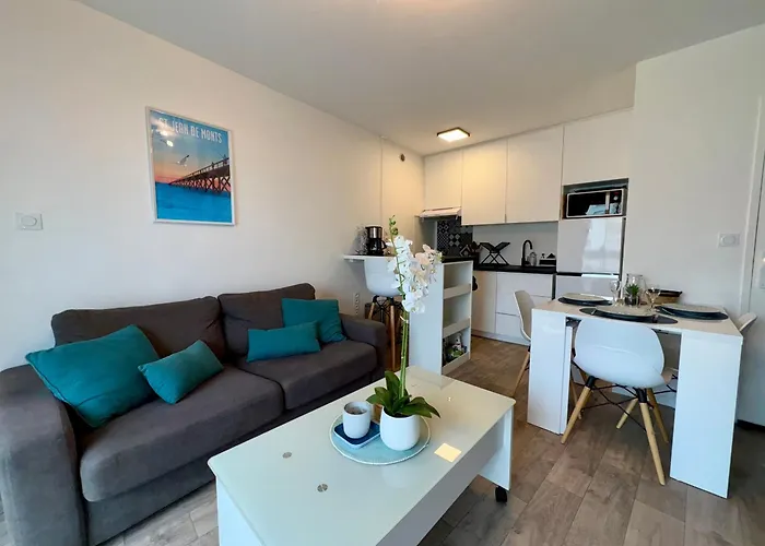 Cosy A 50m De La A St Hilaire De Riez - Fr-1-323-561 아파트